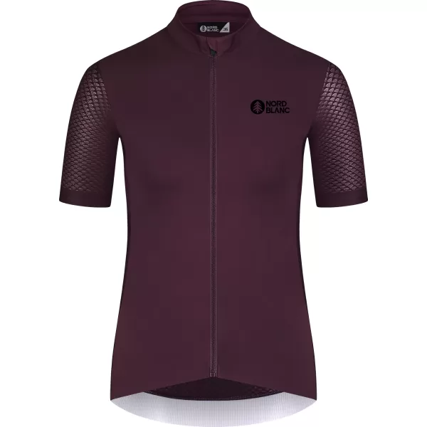  Ženski biciklistički dres NORDBLANC MILE NBSLF8216 TAMNOLJUBIČASTA 