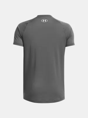 Majica za dječake UNDER ARMOUR TECH 2.0 SS 1363284-025 SIVA