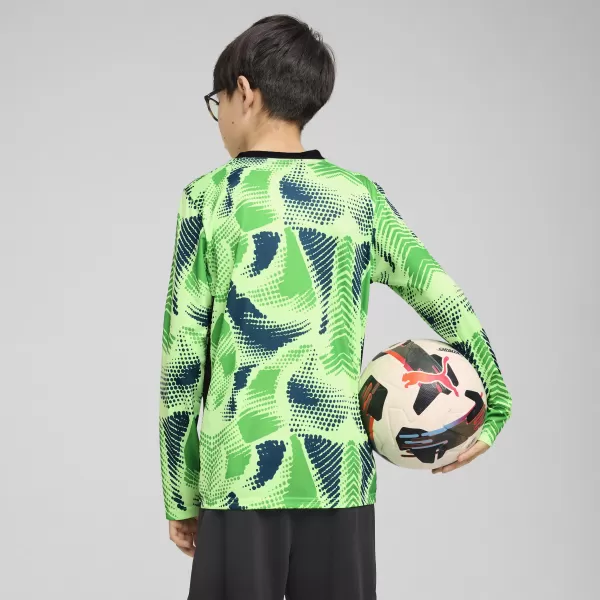  Dječji dres PUMA TEAMTARGET GK LS JERSEY JR 706521_20 FIZZY LIME / FIZZY VAPNO / PUMA CRNA 
