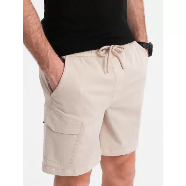  Kratke hlače OMBRE OM-SRCG-0194 KREMA 