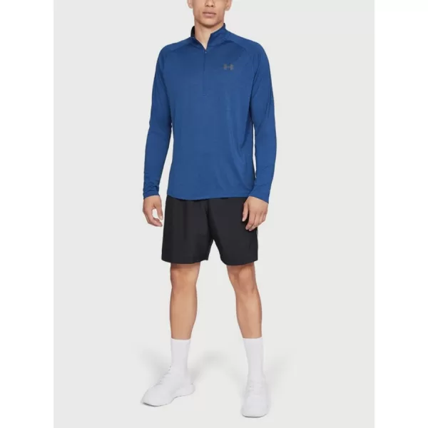  Muška majica kratkih rukava UNDER ARMOUR TECH 1/2 ZIP 2.0 1328495-400 PLAVA 