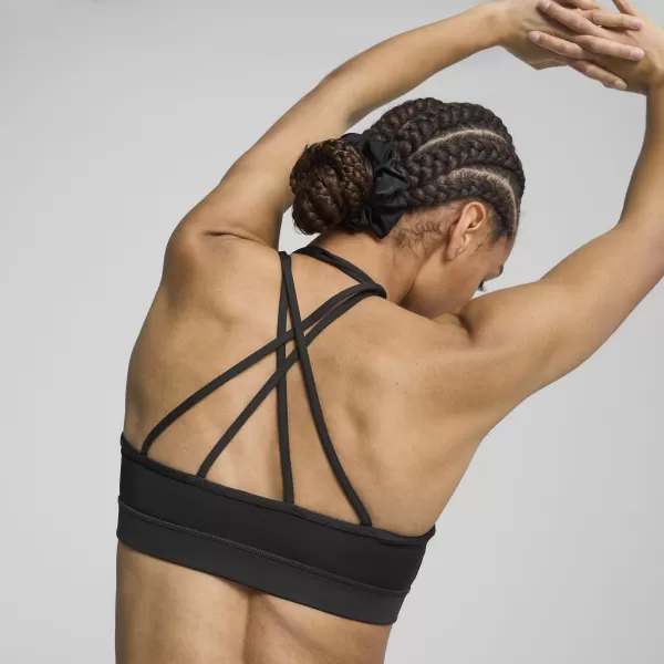 Gospin grudnjak PUMA MOVE STRAPPY BRA 526224_51 PUMA CRNA/PUMA BIJELA 