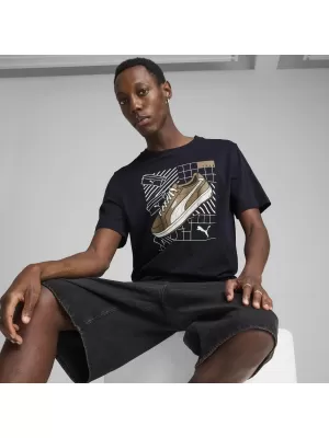 Košulja PUMA GRAPHICS SNEAKER TEE 684830_16 NOVA MORNARICA