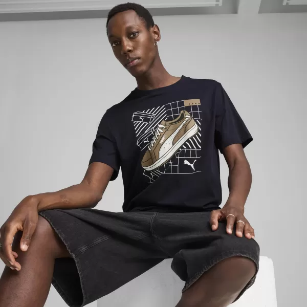  Košulja PUMA GRAPHICS SNEAKER TEE 684830_16 NOVA MORNARICA 