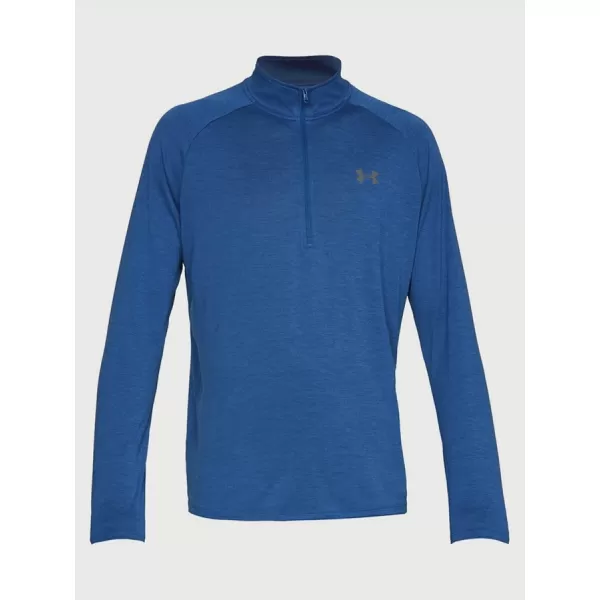  Muška majica kratkih rukava UNDER ARMOUR TECH 1/2 ZIP 2.0 1328495-400 PLAVA 