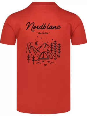 Muška majica kratkih rukava NORDBLANC NBSMT8157 NARANČASTA