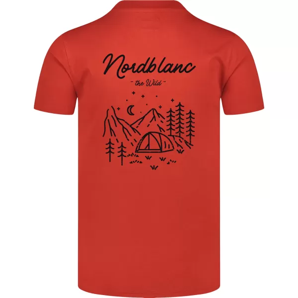  Muška majica kratkih rukava NORDBLANC NBSMT8157 NARANČASTA 