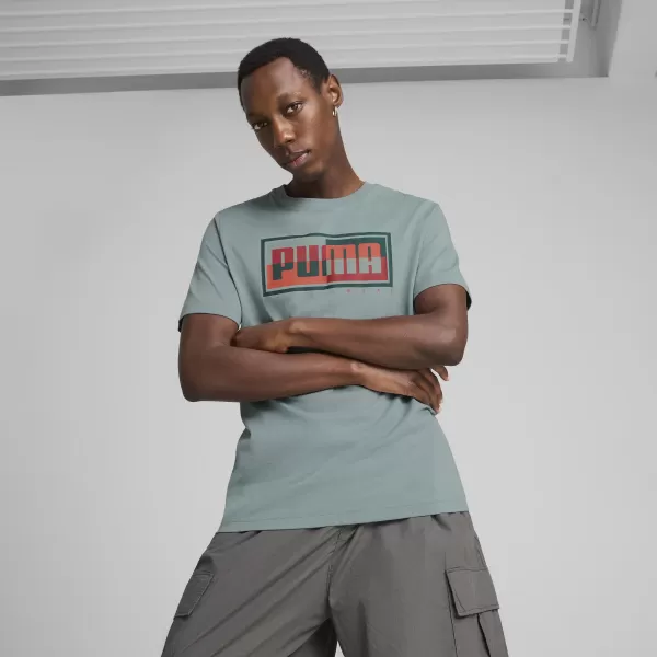  Košulja PUMA GRAPHICS BOX TEE 684827_30 ZELENI MJESEC 