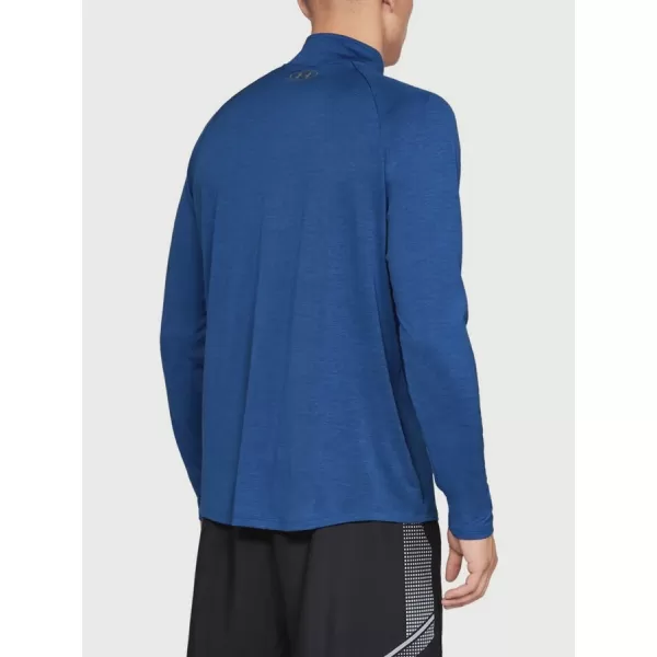  Muška majica kratkih rukava UNDER ARMOUR TECH 1/2 ZIP 2.0 1328495-400 PLAVA 