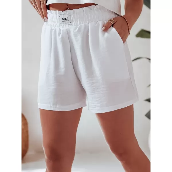  Ženske kratke hlače DSTREET OWN STYLE SY0456 BIJELA 