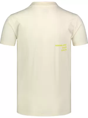 Muška majica kratkih rukava NORBLANC NBSMT8153 KREM BIJELA Nordblanc