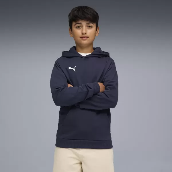  Dječja dukserica PUMA TEAMGOAL CASUALS HOODY JR 658619_06 PUMA MORNARICA/PUMA BIJELA 