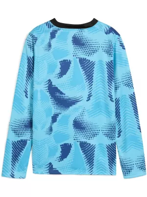 Dječji dres PUMA TEAMTARGET GK LS JERSEY JR 706521_02 BRIGHT AQUA / BRIGHT AQUA / PUMA WHITE