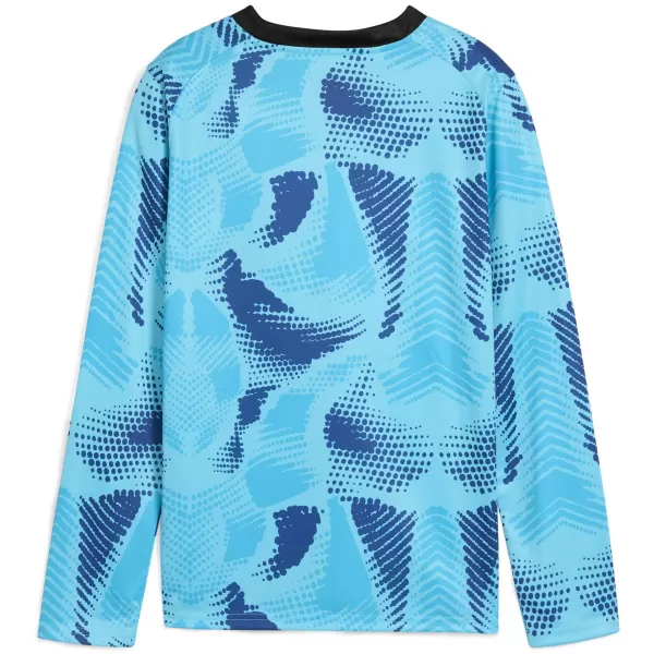  Dječji dres PUMA TEAMTARGET GK LS JERSEY JR 706521_02 BRIGHT AQUA / BRIGHT AQUA / PUMA WHITE 