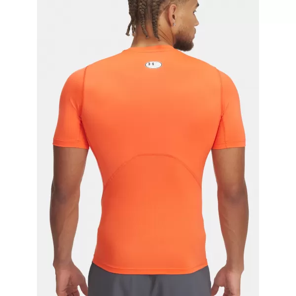  Muška majica kratkih rukava UNDER ARMOUR HG ARMOUR COMP SS 1361518-847 NARANČASTA 