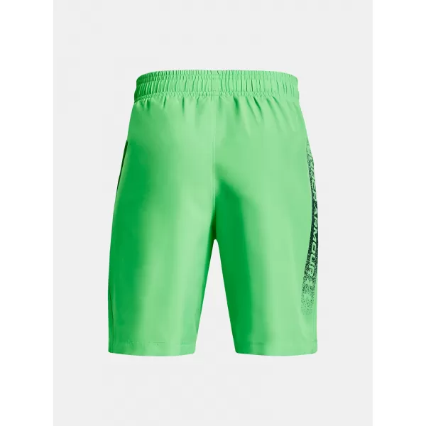  Kratke hlače za dječake UNDER ARMOUR WOVEN GRAPHIC SHORTS 1370178-316 ZELENA 