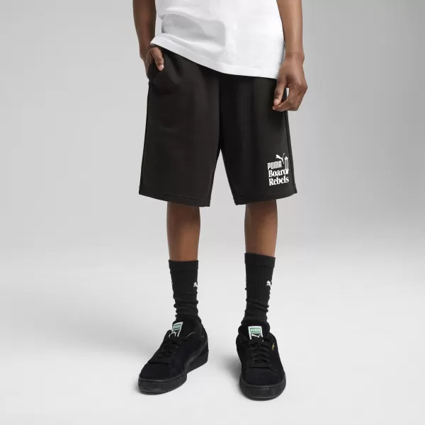  Kratke hlače PUMA MID90S LONG SHORTS 685151_01 PUMA CRNA 