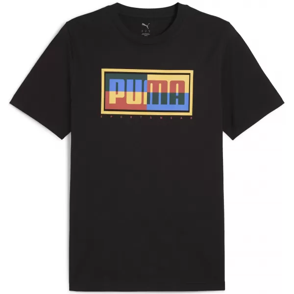  Košulja PUMA GRAPHICS BOX TEE 684827_01 PUMA CRNA 