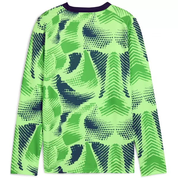  Dječji dres PUMA TEAMTARGET GK LS JERSEY JR 706521_20 FIZZY LIME / FIZZY VAPNO / PUMA CRNA 