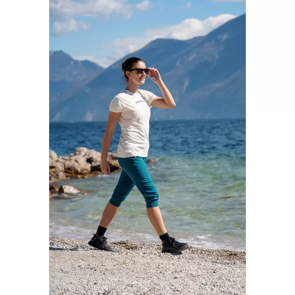  Ženska majica kratkih rukava NORDBLANC INTERSECT NBSLT8179 KREMASTO BIJELA 