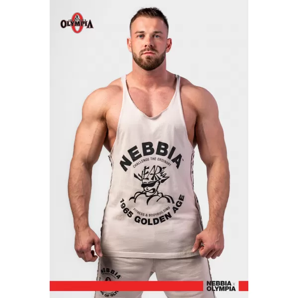  Washed muscle back stringer GOLDEN AGE 791 LIGHT GREY Nebbia 