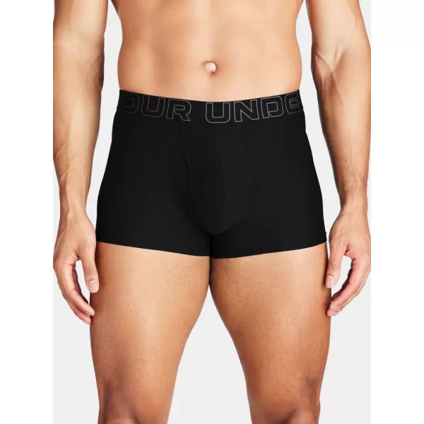  Muške bokserice UNDER ARMOUR M PERF TECH 3IN (1KS) 1383877-001 CRNA 