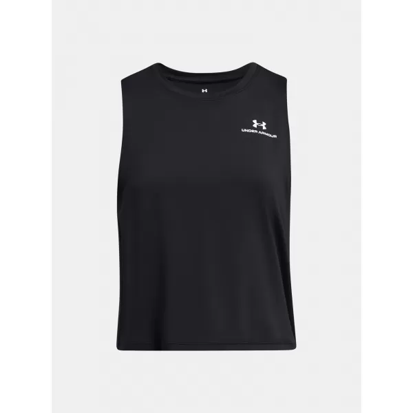  Ženska majica bez rukava UNDER ARMOUR VANISH ENERGY CROP TANK 1383654-001 CRNA 