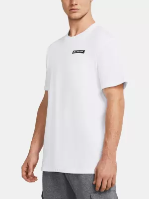 Muška majica kratkih rukava UNDER ARMOUR HW ARMOUR LABEL SS 1382831-100 BIJELA
