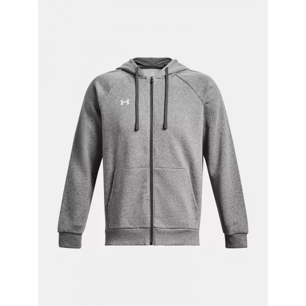  Muški sweatshirt UNDER ARMOUR RIVAL FLEECE FZ HOODIE 1379767-025 SIVA 