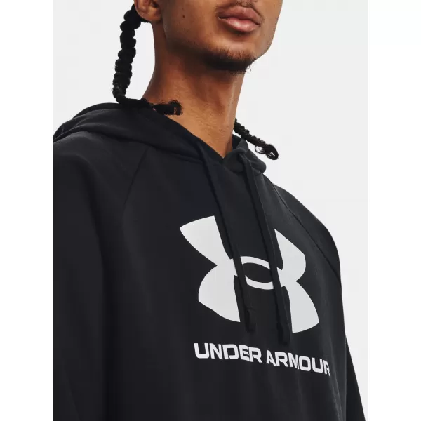  Muški sweatshirt UNDER ARMOUR RIVAL FLEECE LOGO HD 1379758-001 CRNA 