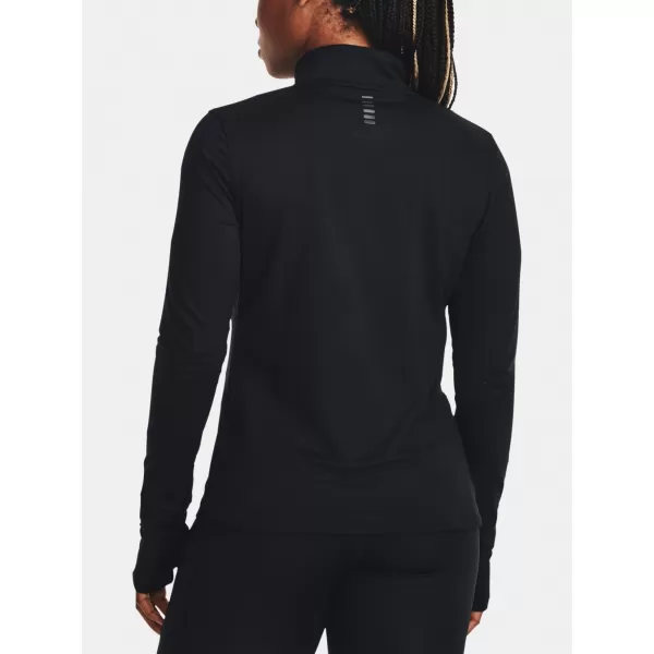  Ženska majica kratkih rukava UNDER ARMOUR QUALIFIER RUN 1/2 ZIP 1379349-001 CRNA 