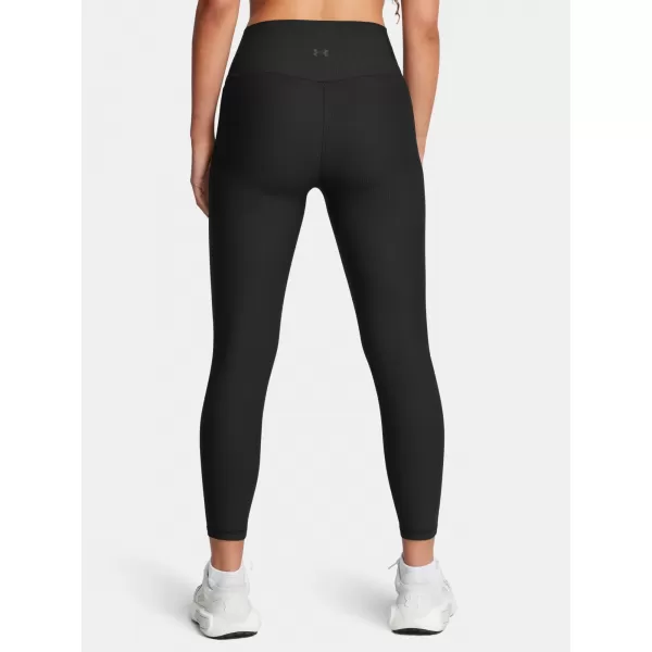  Ženske tajice UNDER ARMOUR MERIDIAN RIB ANKLE LEG 1386467-001 CRNA 
