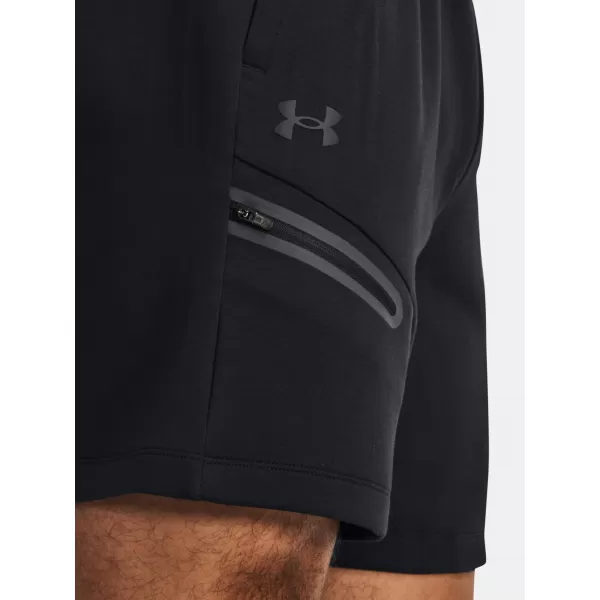  Muške kratke hlače UNDER ARMOUR UNSTOPPABLE FLC SHORTS 1379809-001 CRNA 