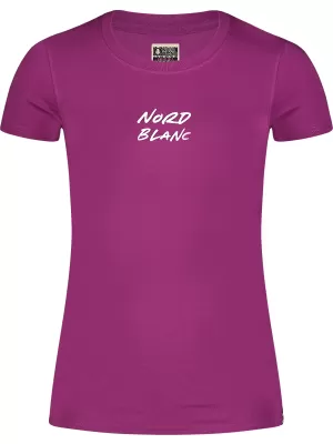 Ženska majica kratkih rukava NORDBLANC FIN NBSLT8170 LJUBIČASTA