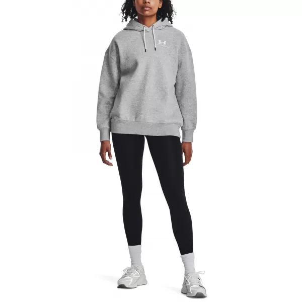 Ženski sweatshirt UNDER ARMOUR ESSENTIAL FLC OS HOODIE 1379495-012 SIVA 