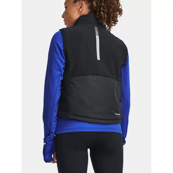  Ženski prsluk UNDER ARMOUR STRM SESSION RUN VEST 1378502-001 CRNA 