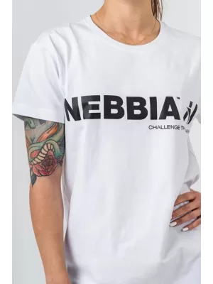 Majica kratkih rukava GYM ESSENTIALS 380 WHITE Nebbia