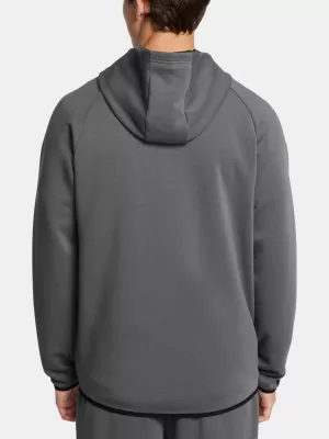 Muški sweatshirt UNDER ARMOUR UNSTOPPABLE FLC FZ HD EU 1389352-025 SIVA