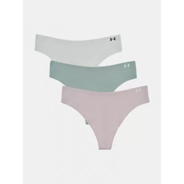  Ženske gaćice UNDER ARMOUR PURE STRETCH NS THONG (3KS) 1383893-009 SIVA 