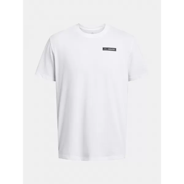  Muška majica kratkih rukava UNDER ARMOUR HW ARMOUR LABEL SS 1382831-100 BIJELA 