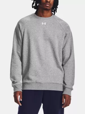 Muški sweatshirt UNDER ARMOUR RIVAL FLEECE CREW 1379755-025 SIVA
