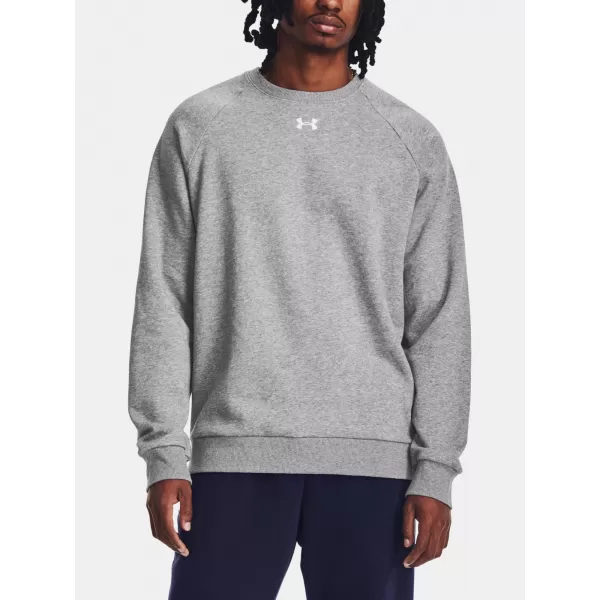  Muški sweatshirt UNDER ARMOUR RIVAL FLEECE CREW 1379755-025 SIVA 