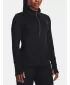 Ženska majica kratkih rukava UNDER ARMOUR QUALIFIER RUN 1/2 ZIP 1379349-001 CRNA