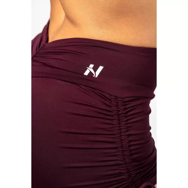  Push-up kratke hlače s vezicama STRONG BEAUTY 429 TAMNOCRVENA Nebbia 