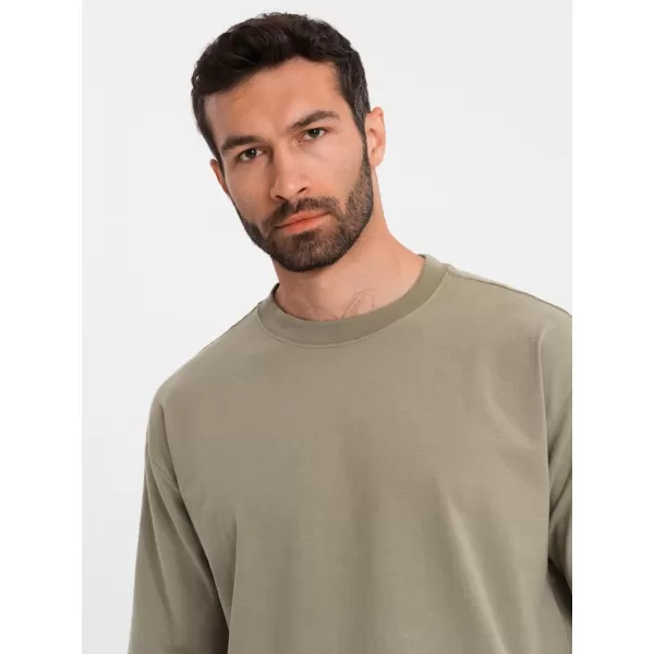  Košulja OMBRE OM-TSBC-0234 KAKI 