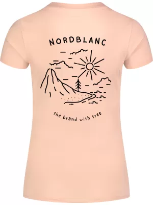 Ženska majica kratkih rukava NORDBLANC INTERSECT NBSLT8179 SVIJETLORUŽIČASTA