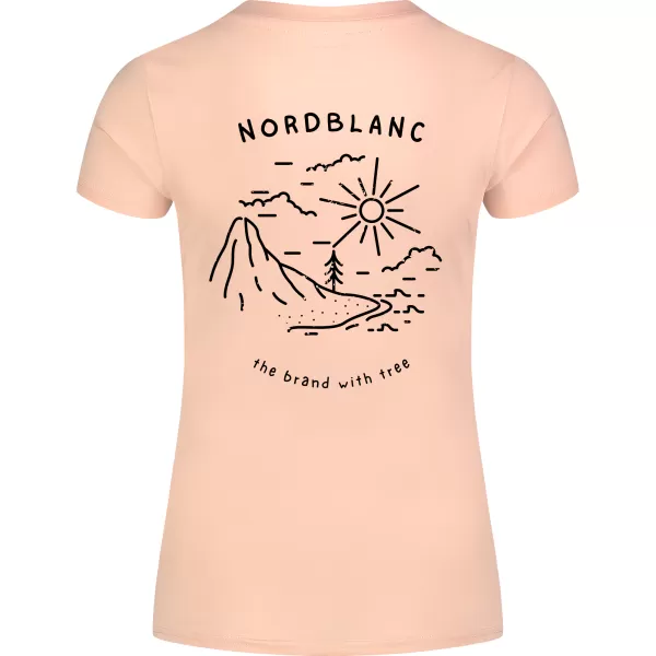  Ženska majica kratkih rukava NORDBLANC INTERSECT NBSLT8179 SVIJETLORUŽIČASTA 