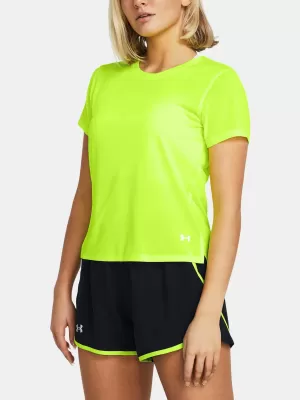 Ženska majica kratkih rukava UNDER ARMOUR LAUNCH SHORTSLEEVE 1382434-731 ZELENA
