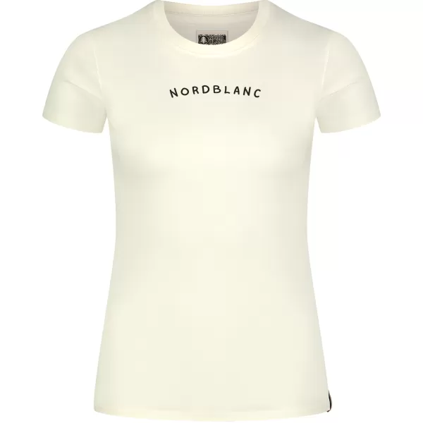  Ženska majica kratkih rukava NORDBLANC INTERSECT NBSLT8179 KREMASTO BIJELA 