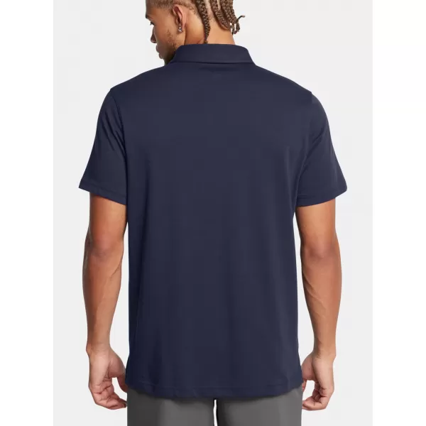  Muška majica kratkih rukava UNDER ARMOUR ICON POLO 1386608-410 PLAVA 